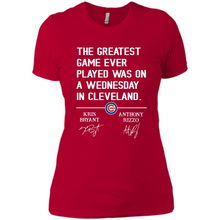 Load image into Gallery viewer, The greatest game ever played was on a wednesday in cleveland