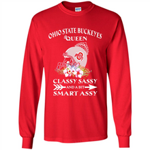 Load image into Gallery viewer, Ohio State Buckeyes Queen Classy Sassy and A Bit Smart Assy