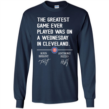 Load image into Gallery viewer, The greatest game ever played was on a wednesday in cleveland