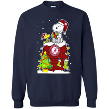 Load image into Gallery viewer, Alabama Crimson Tide Ugly Christmas Sweaters Snoopy Woodstock sweater