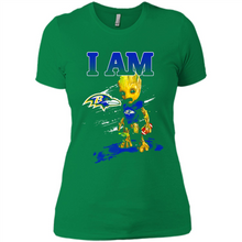 Load image into Gallery viewer, I Am Baltimore Ravens Groot Football Lovers Nfl# Zawin