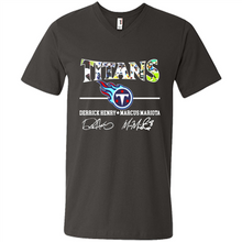 Load image into Gallery viewer, Tennessee Titans Derrick Henry Marcus Mariota Signatures Football
