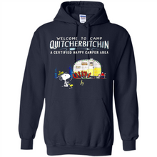 Load image into Gallery viewer, Welcome to camp Quitcherbitchin a certified happy camper area Snoopy # Zawin
