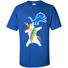 Load image into Gallery viewer, Detroit Lions Footballl Dabbing Unicorn# Zawin