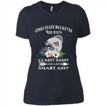 Load image into Gallery viewer, Ohio State Buckeyes Queen Classy Sassy and A Bit Smart Assy