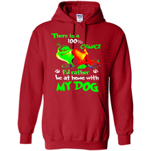 Load image into Gallery viewer, Grinch There Is A 100% Chance I's Rather Be At Home With My Dog