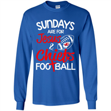 Load image into Gallery viewer, undays Are for Jesus and Kansas City Chiefs Football # Zawin