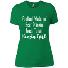 Load image into Gallery viewer, Football Watching Beer Drinking Trash Talking Girl# Zawin