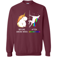 Load image into Gallery viewer, Before Smoke Weed After Smoke Weed Unicorn