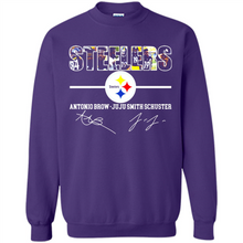 Load image into Gallery viewer, Pittsburgh Steelers Antonio Brown Juju Smith Signatures Football Fans
