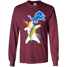 Load image into Gallery viewer, Detroit Lions Footballl Dabbing Unicorn# Zawin