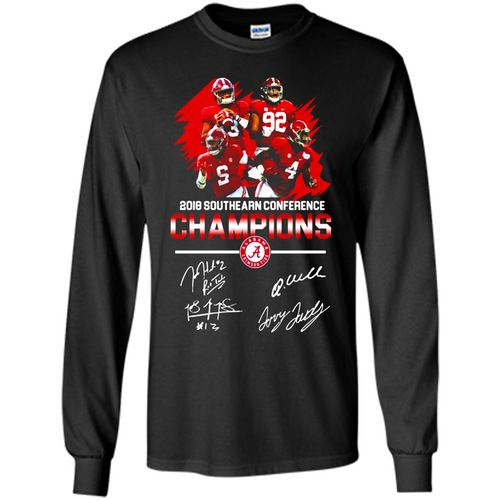 Alabama Crimson Tide 2018 Southeastern Conference Champions 4 Signature