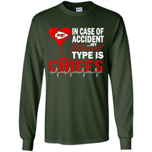 Load image into Gallery viewer, Nfl My Blood Type Is Kansas City Chiefs Gift For Fans # Zawin