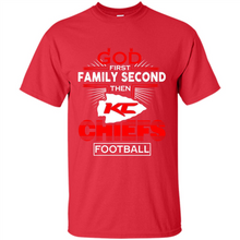 Load image into Gallery viewer, God First Family Second Then Kansas City Chiefs Football