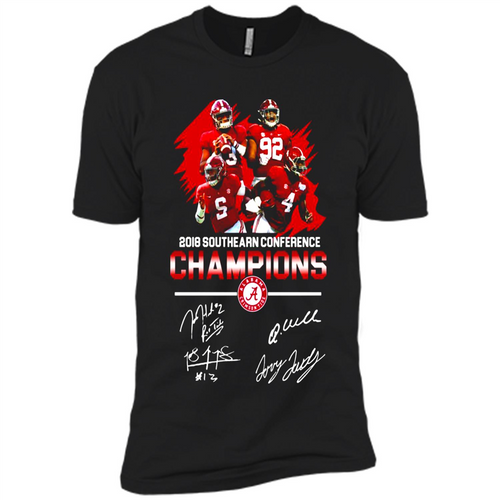 Alabama Crimson Tide 2018 Southeastern Conference Champions 4 Signature