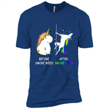 Load image into Gallery viewer, Before Smoke Weed After Smoke Weed Unicorn