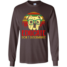 Load image into Gallery viewer, Bulldog Educate Don’t Discriminate Sunset Vintage