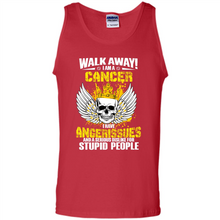 Load image into Gallery viewer, Walk Away I Am A Cancer Vintage Skull