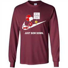 Load image into Gallery viewer, Nike Kansas City Chiefs Are Number One Just Bow Down Snoopy # Zawin