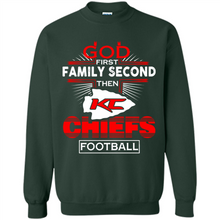 Load image into Gallery viewer, God First Family Second Then Kansas City Chiefs Football