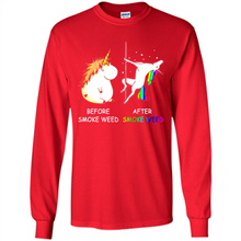 Load image into Gallery viewer, Before Smoke Weed After Smoke Weed Unicorn