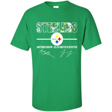 Load image into Gallery viewer, Pittsburgh Steelers Antonio Brown Juju Smith Signatures Football Fans