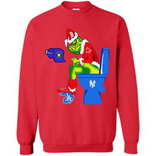 Load image into Gallery viewer, Santa Grinch Boston Red Sox Toilet