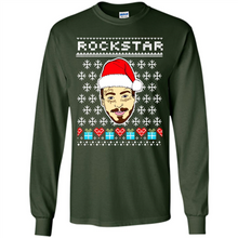 Load image into Gallery viewer, Post Malone rockstar Christmas sweater