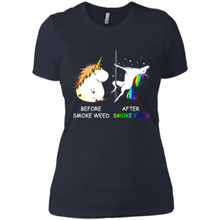 Load image into Gallery viewer, Before Smoke Weed After Smoke Weed Unicorn