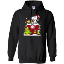Load image into Gallery viewer, Alabama Crimson Tide Ugly Christmas Sweaters Snoopy Woodstock sweater