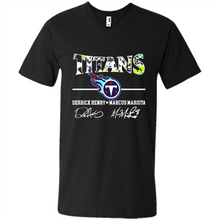 Load image into Gallery viewer, Tennessee Titans Derrick Henry Marcus Mariota Signatures Football