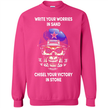 Load image into Gallery viewer, Dallas Cowboys Write Your Worries In Sand Chisel Your Victory In Stone