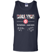 Load image into Gallery viewer, Roll Tide Alabama Crimson Tua Tagovailoa Jalen Hurts Signatures Shirt Roll Tide Alabama Crimson Tua Tagovailoa Jalen Hurts Signatures