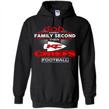 Load image into Gallery viewer, God First Family Second Then Kansas City Chiefs Football