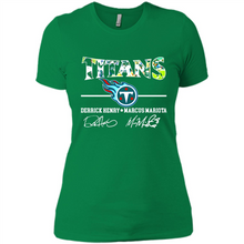 Load image into Gallery viewer, Tennessee Titans Derrick Henry Marcus Mariota Signatures Football