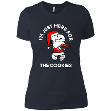 Load image into Gallery viewer, Peanuts Santa Claus Snoopy I’m Just Here For The Cookies