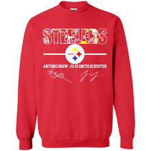 Load image into Gallery viewer, Pittsburgh Steelers Antonio Brown Juju Smith Signatures Football Fans