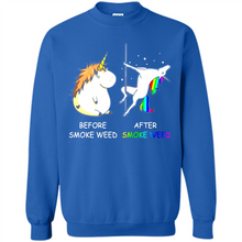 Load image into Gallery viewer, Before Smoke Weed After Smoke Weed Unicorn