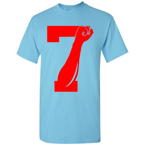 7 Fist Up Colin Kaepernick white