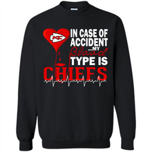 Load image into Gallery viewer, Nfl My Blood Type Is Kansas City Chiefs Gift For Fans # Zawin