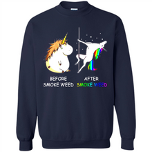 Load image into Gallery viewer, Before Smoke Weed After Smoke Weed Unicorn