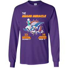 Load image into Gallery viewer, The Miami Miracle 33 New England Patriots 34 Miami Dolphins # Zawin