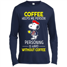 Load image into Gallery viewer, Snoopy Coffee Helps Me Person Personing Is Hard Without Coffee