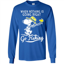 Load image into Gallery viewer, Snoopy When Nothing Is Going Right Go Fishing