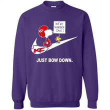 Load image into Gallery viewer, Nike Kansas City Chiefs Are Number One Just Bow Down Snoopy # Zawin