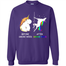 Load image into Gallery viewer, Before Smoke Weed After Smoke Weed Unicorn
