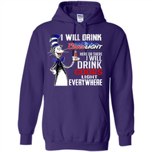 Load image into Gallery viewer, The Cat In The Hat I Will Drink Coors Light Here Or There I Will Drink Coors Light Everywhere