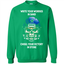 Load image into Gallery viewer, Dallas Cowboys Write Your Worries In Sand Chisel Your Victory In Stone