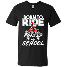 Load image into Gallery viewer, Born To Ride Forced To Go To School Motorcycle Rider