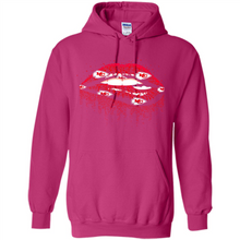 Load image into Gallery viewer, Glitter Lips Shirt For Kansas City Chiefs Fans